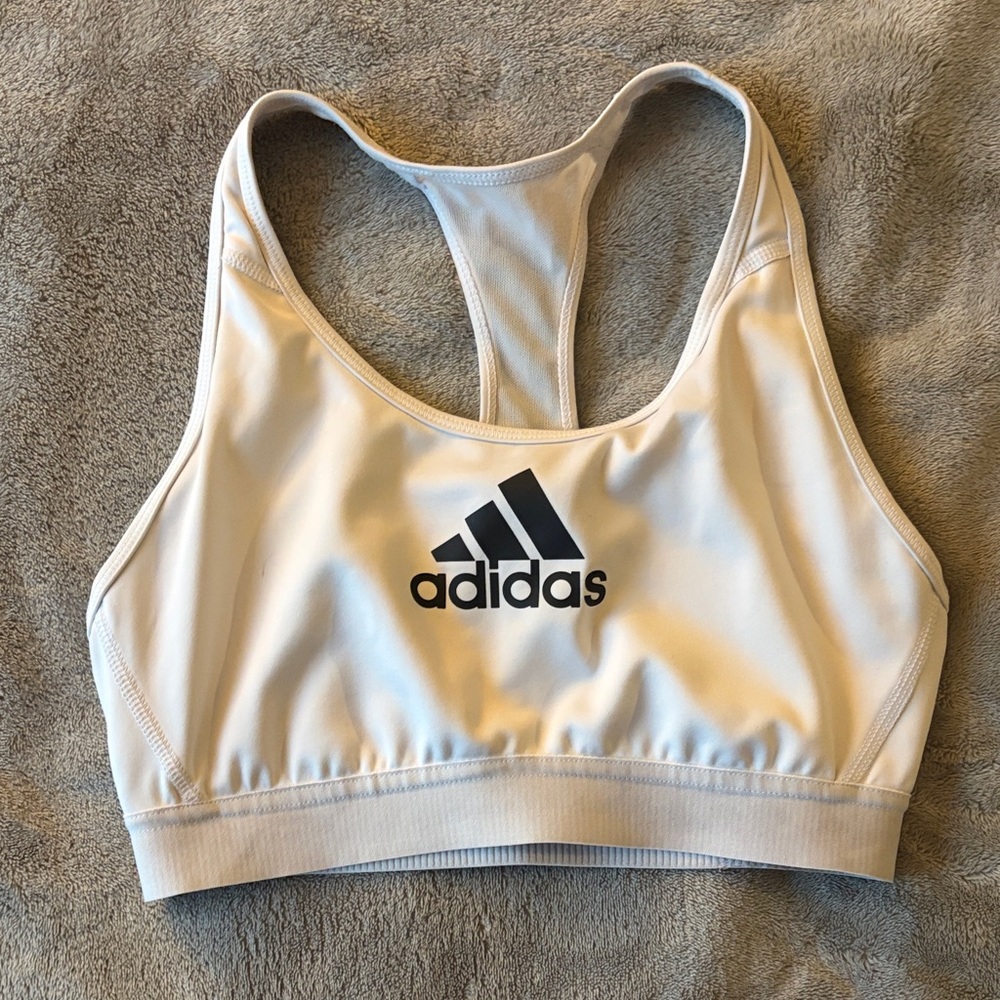 Adidas Women's White Sports Bra